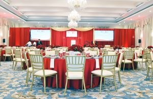 dining room go Red Event